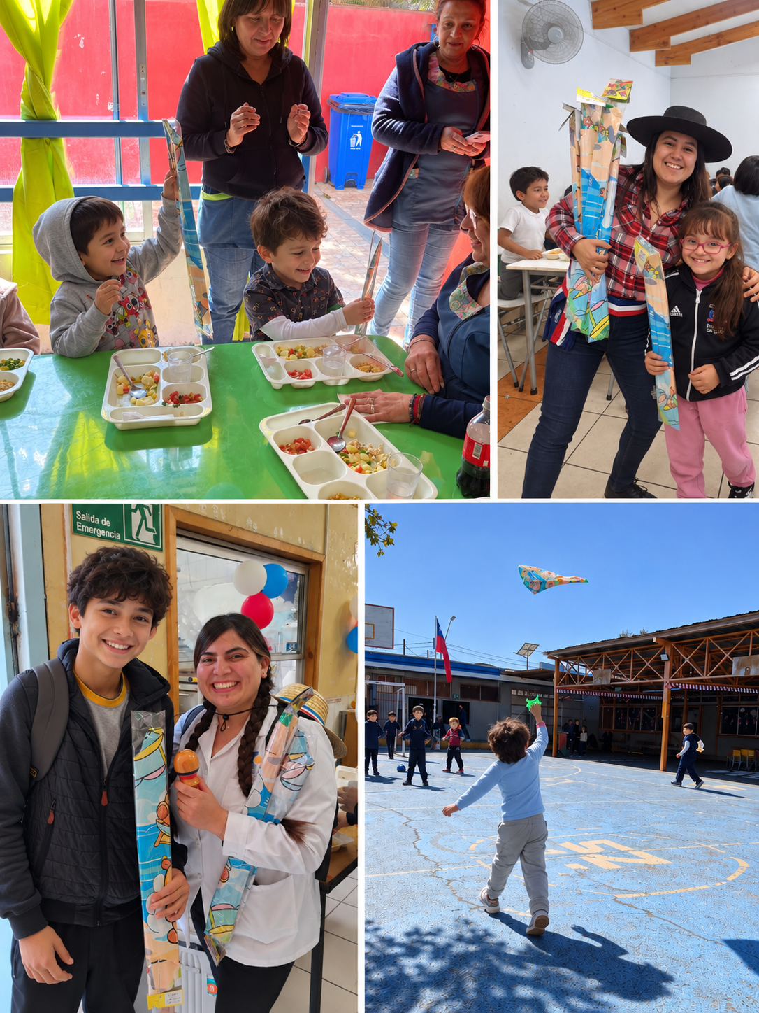 Collage escolar de sonrisas y cometas (1)