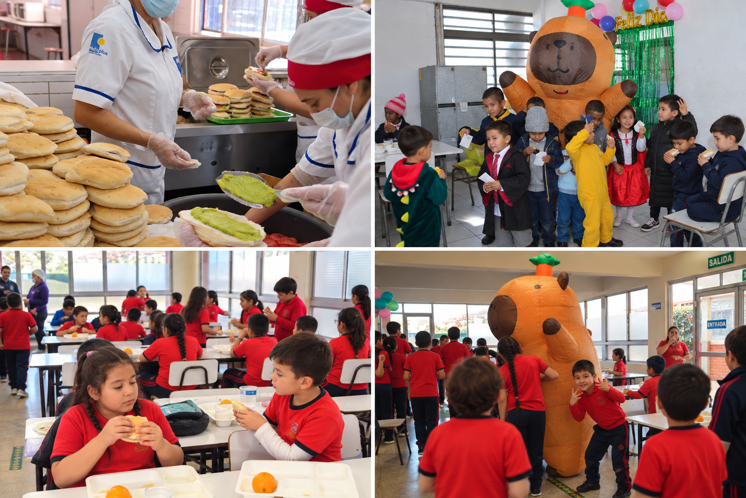 Collage de celebración escolar y comedor (1)
