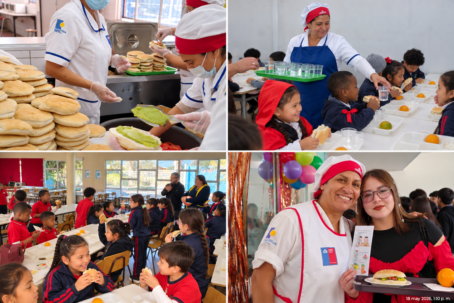 Celebración escolar entre sabores y sonrisas